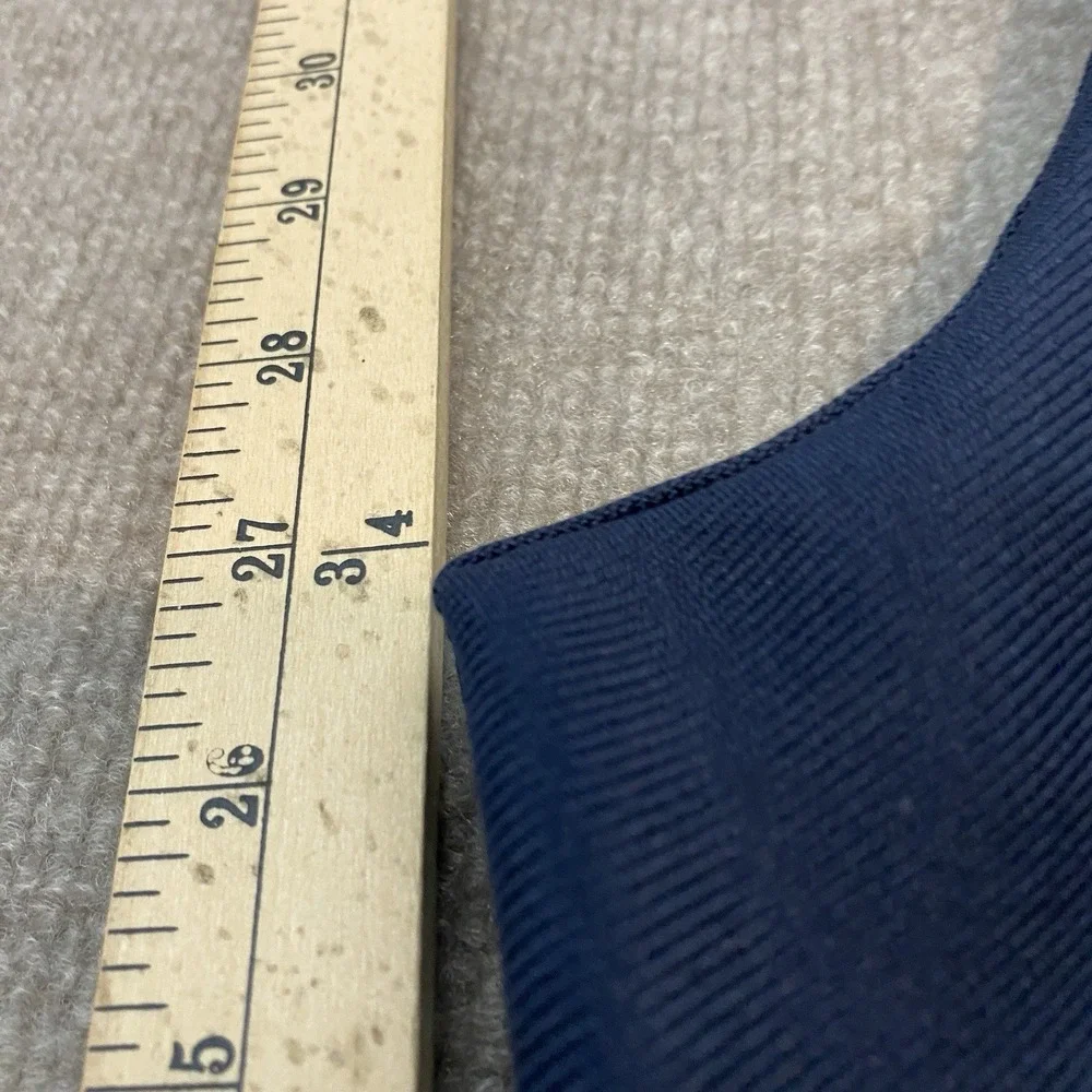 Vintage 70s Levis 517 Saddleman Boot‎ Cut Slacks Mens 35x27 Blue Dress Pants USA